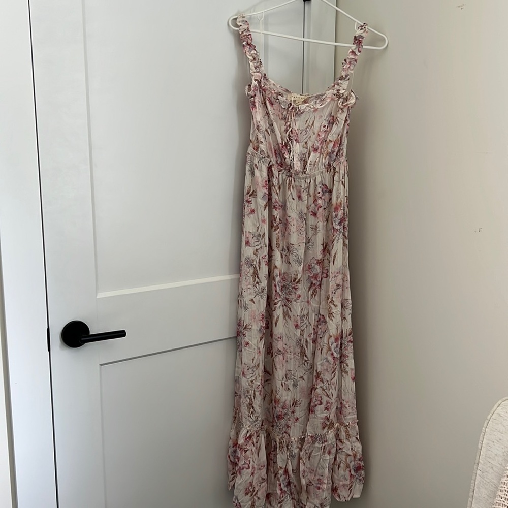 Pink blush maternity dress